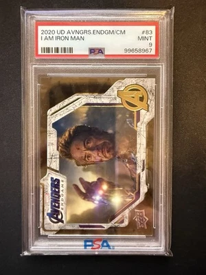 Goose 2020 Upper Deck Marvel Avengers Endgame Iron Man PSA 9 - Image 1 of 2