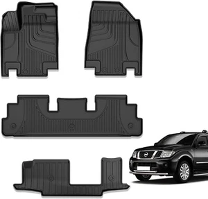 Car Floor Mats 3 Rows Full Set for 2022-2025 Nissan Pathfinder & Infiniti QX60 - Bild 1 von 5
