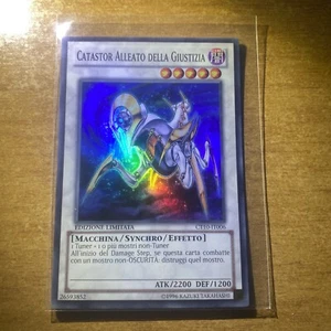 Yu-Gi-Oh NUOVA Catastor Alleato della Giustizia CT10-IT006 Super Rara ITA ed lim - Picture 1 of 1