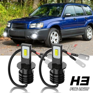 Para Subaru Forester 2003 2004 2005 2 piezas H3 LED antiniebla conducción DRL bombillas 6000 k - Imagen 1 de 11