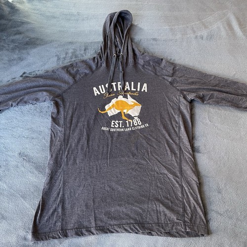 VETEMENTS Australia Great Southern Land Clothing Co. Maglione leggero con cappuccio manica lunga 2XL