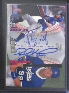 1998 Topps Stadium Club Co-Signers Autograph #CS11 Paul Konerko and Jose Cruz Jr - Picture 1 of 2