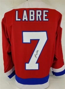 Yvon Labre Signed Washington Capitals Jersey (JSA COA) Playing career 1969–1981 - Picture 1 of 6