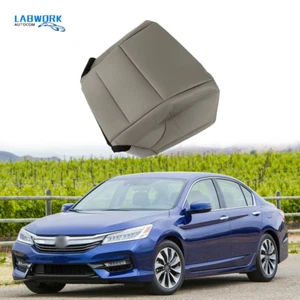 For Honda Accord 2013-2016 2017 Driver Bottom Seat Cover Perforated Leather Gray - Picture 1 of 11