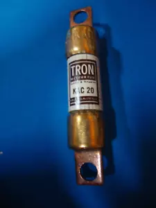 BUSSMAN FUSETRON KAC-20 RECTIFIER FUSE 20AMP 600VAC - Picture 1 of 7
