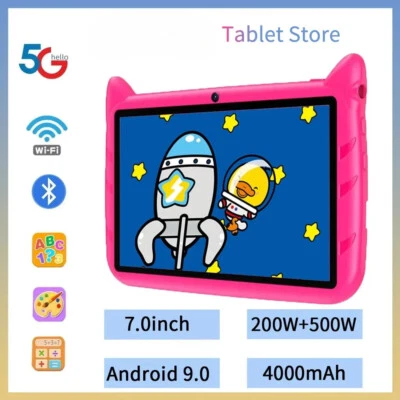 7-inch WIFI Children's Tablet Four Core 4GB RAM 64GB ROM Game Android 9.0 - Image 1 of 4