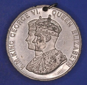 1937 George VI & Queen Elizabeth Krönungsmedaille, 38mm [31564] - Bild 1 von 2