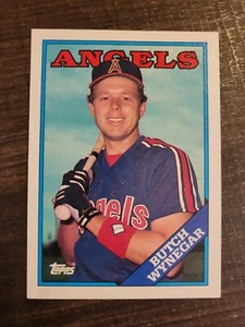 Tarjeta de béisbol Butch Wynegar #737 1988 Topps LP Angels - Imagen 1 de 2