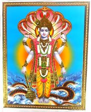 BILD picture Vishnu   Hinduismus Prägedruck INDIEN India Poster 324
