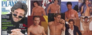 PLAYGIRL 2-98 FEBRUARY 1998 HAIRY BLOND BISH! ERIC ROBERTS HUGE TWINS SCOTT LAYN - Picture 1 of 2