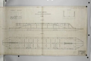 45844 - K-Werft Wilhelmshaven. Hebewerk für Torpedoboote, 2000-Tonnen-Ponton. - Bild 1 von 5