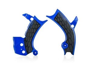 Acerbis X-Grip Frame Protector Guards Blue For Yamaha WR 250 F 2020-2024 - Picture 1 of 2