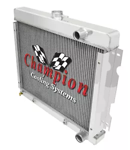 1973 Plymouth Duster Champion Cooling CA All Aluminum Radiator - Bild 1 von 7