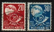 Germany #8NB40-41, '49 75th Anniversary of UPU, cds F/VF