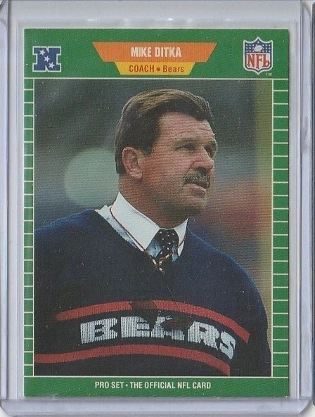 1989 Pro Set #53 Mike Ditka Chicago Bears - Image 1 of 1