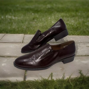 Kathie Lee Collection 225746 Size 9M Brown Slip On Leather Low Heels - Picture 1 of 14