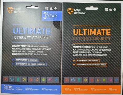 Total Defense Ultimate Security 3 Years And A 1 Year Defense Ultimate Security  - Image 1 of 2