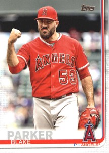 2019 Topps #18 Blake Parker Angels