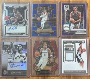 HUGE San Antonio Spurs Lot! 55+ cards! Wembanyama Castle Duncan Robinson - Picture 1 of 17