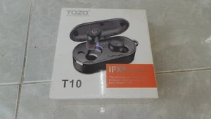 TOZO T10 Upgraded TWS Bluetooth 5.0 Earbuds Wireless Stereo Headphones IPX8 NEW - Picture 1 of 7