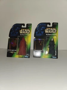 De colección Star Wars Poder de la Fuerza: Emperador Palpatine y Emperadores Guardia Real - Imagen 1 de 6