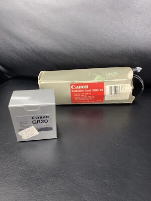 Vintage Canon GR30 Hand Grip New In Box & Extension Cord 1000 T3 For Camera Foto 1 de 4