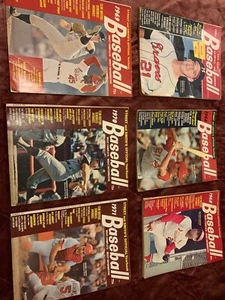 STREET and SMITH'S Baseball Yearbook Magazine Lot of 6, 1964 ,66, 68, 69, 70, 71 - Picture 1 of 7
