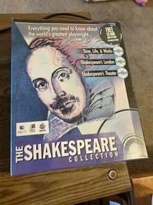 The Shakespeare Collection 3 CD Rom Set, Zane Publishing 1995 Educational NEW - Foto 1 di 3