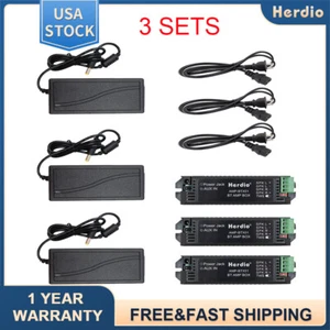 3X 24V3A US Power 72W Adapter Bluetooth Amplifier Box for Home Ceiling Speakers - Picture 1 of 9