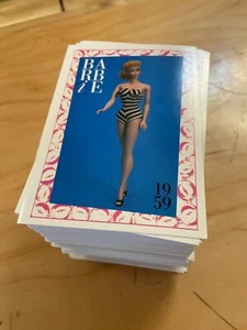MASSIVE SET OF 290 BARBIE FASHION CARDS FROM 1990 NO DOUBLES 1st EDITION - Picture 1 of 9