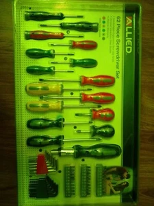 Allied 62 Piece Driver Set , New - Picture 1 of 7