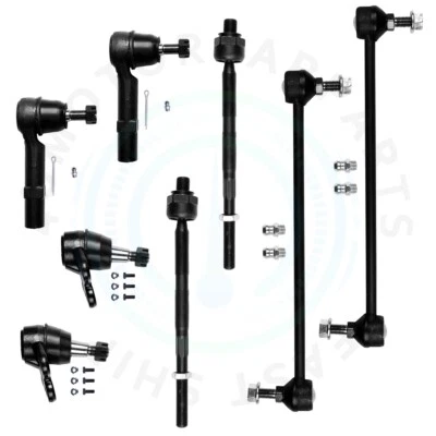 Extremo de varilla de amarre exterior de rótula inferior delantera 8 piezas apto para Buick Enclave 2008-16 2017 Foto 1 de 4