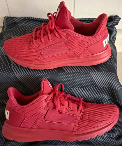 Scarpe da corsa Puma Enzo Street rosse 190461 07 taglia 12 da uomo