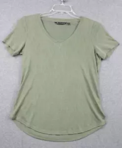 Athleta Shirt Small Women's Green Short Sleeve Basic Performance Activewear Top - Picture 1 of 11