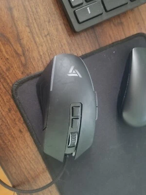 VictSing 8000DPI Wired RGB Gaming Mouse - Black - Image 1 of 4