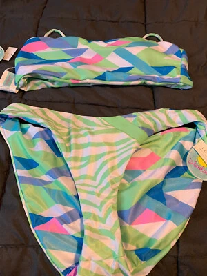 TERNO DE BANHO ISLAND SOUL BIQUÍNI TOP E PARTE INFERIOR 2 PEÇAS GRANDE - Imagem 1 de 4