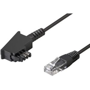 Telefon Internet LAN DSL Kabel für Router 1x TAEF TAE-F auf RJ45 LAN Stecker