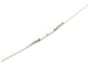 FSA V-Drive Alloy MTB Flat Handlebar 31.8mm Clamp 0mm Rise 600mm Wide White 234g - Picture 1 of 6