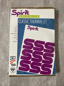 100 FX Repro SPIRIT Tattoo Thermal Copier Transfer Paper 8.5 X 14 (NEW OPEN BOX) - Picture 1 of 7