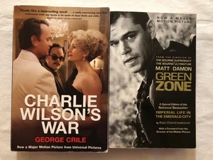 Movie Tie-In Paperback Lot of 2: Charlie Wilson’s War/Green Zone - Imagen 1 de 7