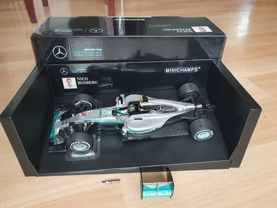 F1 Mercedes AMG W07 Hybrid #6 Rosberg Winner Australian GP 2016 Minichamps RAR - Bild 1 von 4