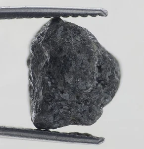 Gema cruda rugosa suelta natural de lujo negra de 6,48 quilates diamante raro - Imagen 1 de 2
