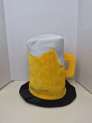Novedades Taza de Cerveza Sombrero Divertido Espuma Cerveza Stein Disfraz Prendas para la cabeza Peluche Foto 1 de 2