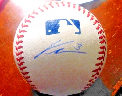 Curtis Granderson Firmado Grandes Ligas Béisbol Grandy Man Foto 1 de 2