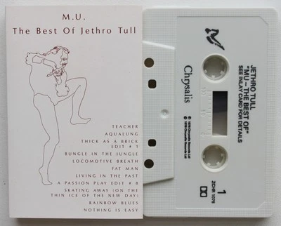 JETHRO TULL - M. U. BEST OF (CHRYSALIS ZCHR1078) 1980s UK CASSETTE TAPE PROG - Image 1 of 3