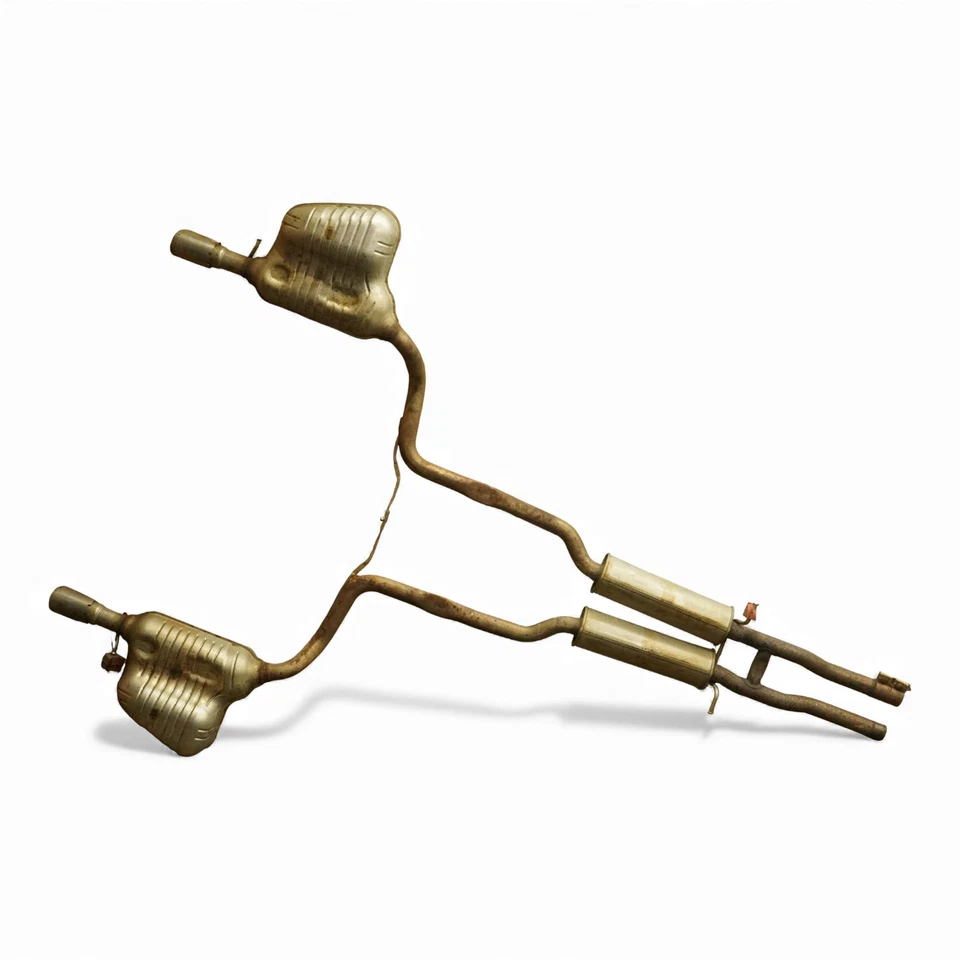 2006-2008 Audi A6 C6 3.2L Exhaust Muffler Silencer Resonator Pipe Left Right Oem Foto 1 de 4