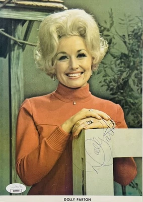 DOLLY PARTON Signed Autograph 7x10 Tour Book Print JSA LOA - Image 1 of 3