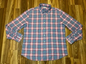 Faherty Reversible Flannel Shirt Mens XL Button Down Long Sleeve Rugged Outdoors - Picture 1 of 9