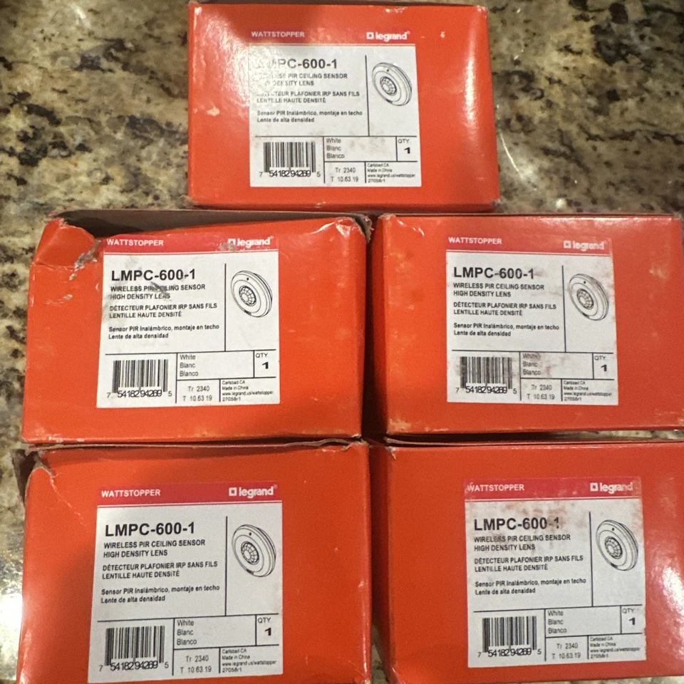 LEGRAND WATTSTOPPER LMPC-600-1 - Blanco - Sensor inalámbrico de techo - TOTALMENTE NUEVO Foto 1 de 1