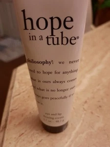 Philosophy HOPE IN A TUBE 1.7 oz Eye and Lip Firming Cream SEALED HTF - Picture 1 of 5